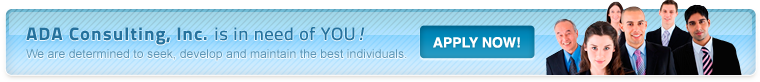 A.D.A. Consulting, Inc. has experts to care your needs.